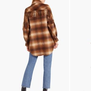 Fringe Plaid Jacket, BB Dakota by Steve Madden